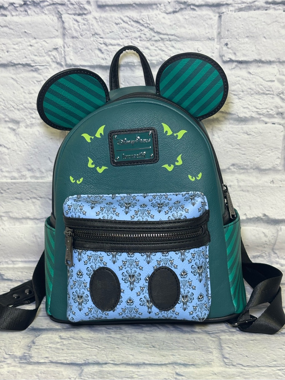 Loungefly Disney Parks Mickey Mouse 50th Haunted Mansion Mini Backpack